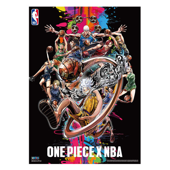 One Piece x NBA - NBA Poster