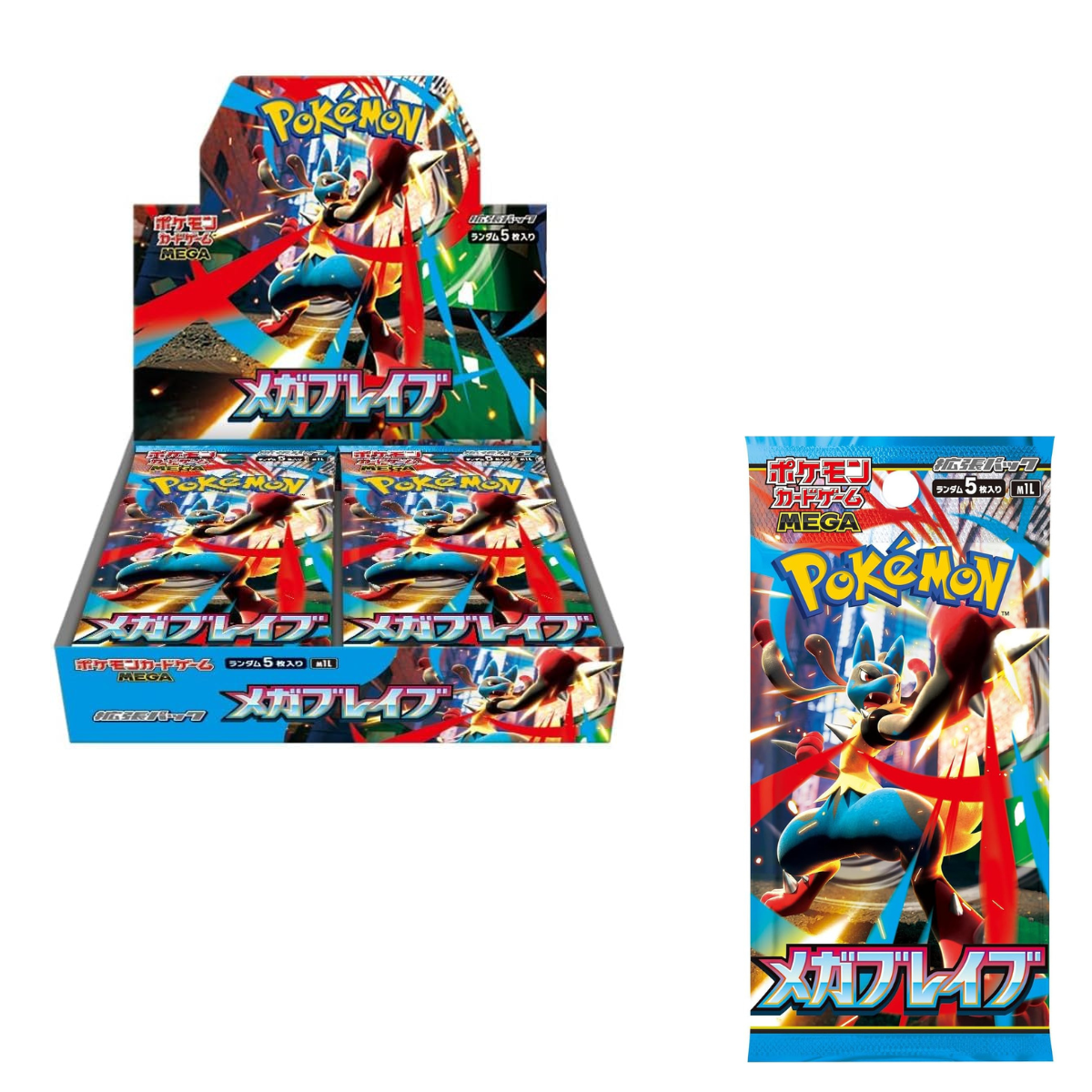 Pokemon Card Game MEGA Expansion Pack Mega Brave BOX [M1L]