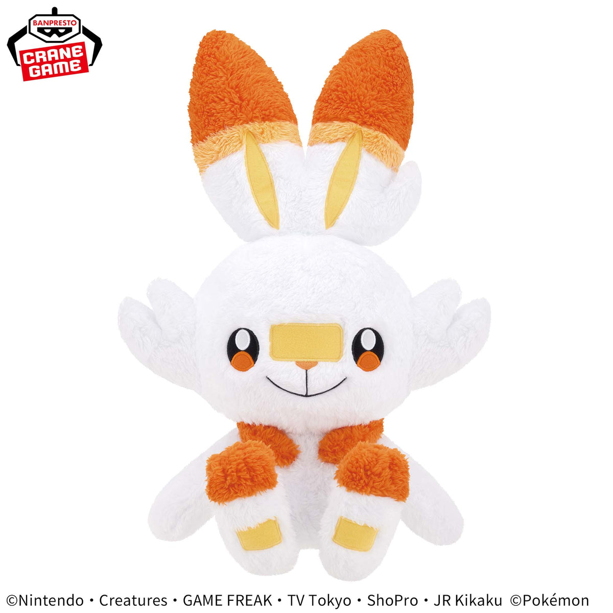 Pokemon Super Mofugu and Heartwarming Plush Toy - Scorbunny [Pre-Order Oct 2026]