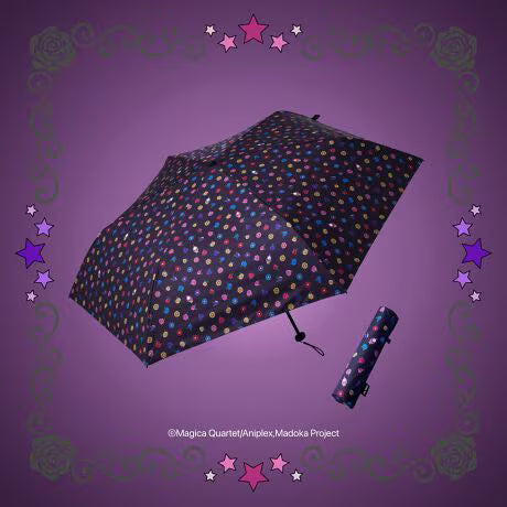 Puella Magi Madoka Magica x ANNA SUI - All-Weather Folding Umbrella Soul Gem & Floral Pattern [Pre-Order Apr 2027]