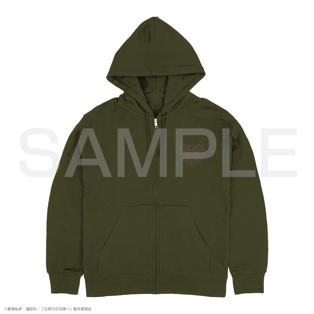 The Quintessential Quintuplets Zip Hoodie - Nino Nakano Moss Version