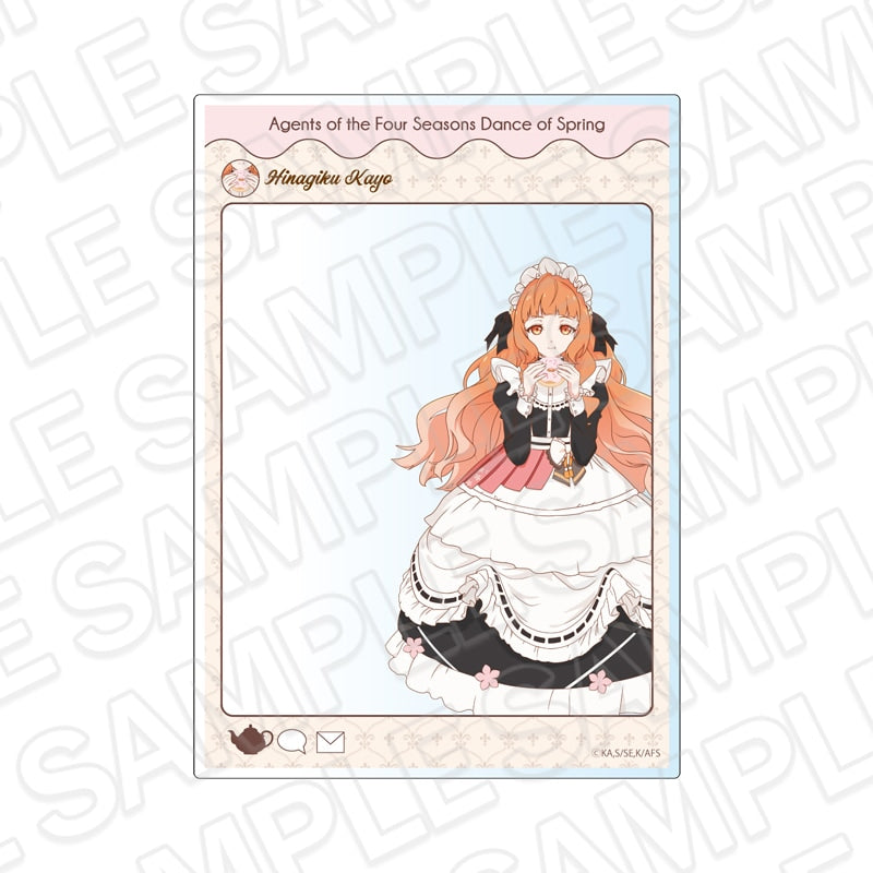 Agent of the Four Seasons Cafe ver. Hinagiku Kayo SNS-style acrylic frame