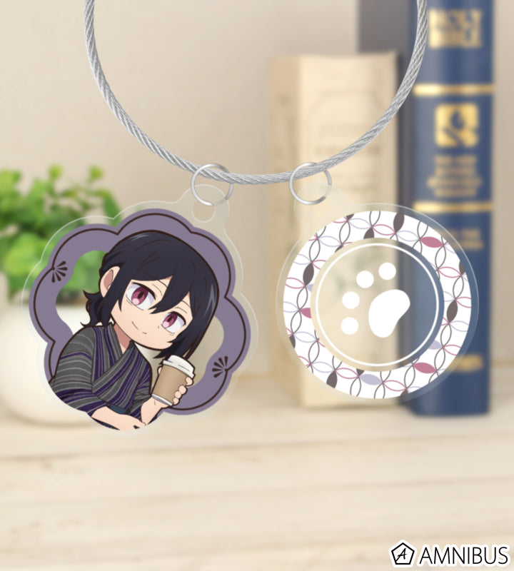 Yukata Food Walk Ver. Double Wire Acrylic Keychain - Fyodor Dostoevsky - official image 4