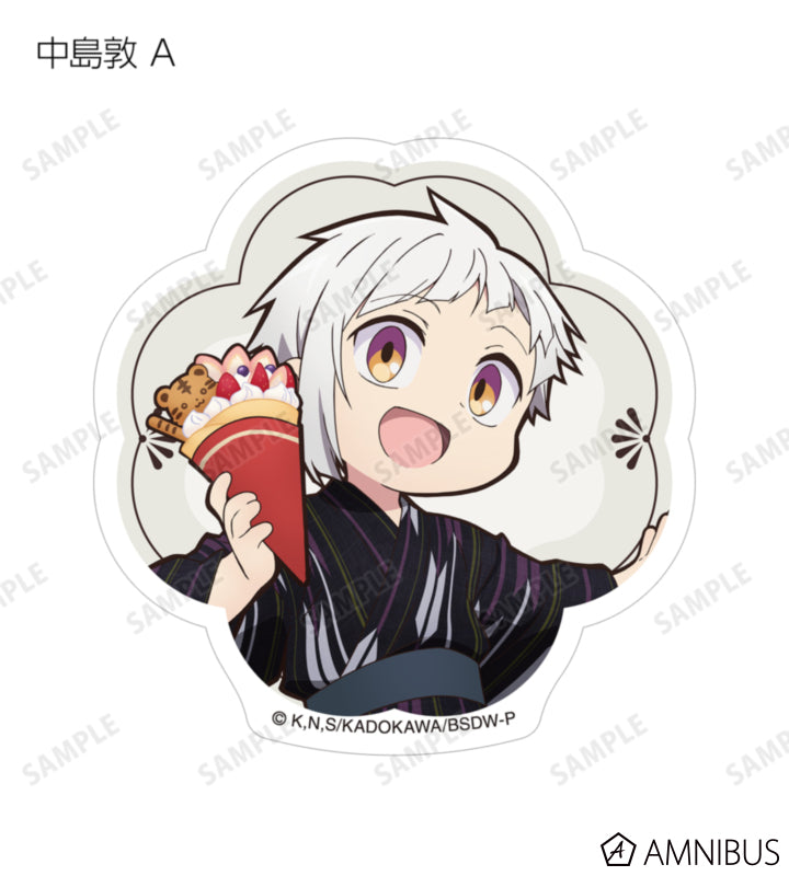 Yukata Food Walk Ver. Die-Cut Sticker - official image 2