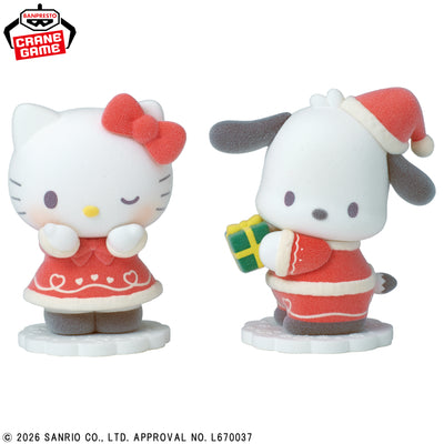 Sanrio Characters Fluffy Puffy - Hello Kitty & Pochacco Santa Ver. - official product image 2