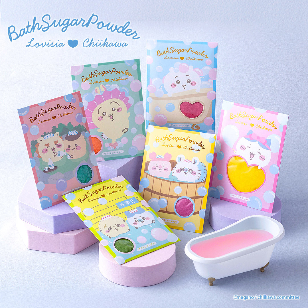 Chiikawa Lovisia - Happy Shabon Bath Sugar (6 Types) - Chiikawa - Floral Bouquet - photo 4