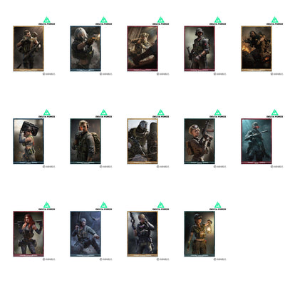 Delta Force BIG acrylic stands - Complete Set of fourteen operators