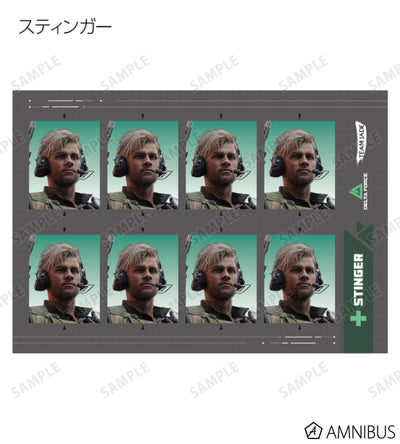 Delta Force Trading ID Photo-Style Bromide Prints Complete Set Of 14 Types official view 8