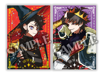Included Ichi the Witch metallic postcard pair