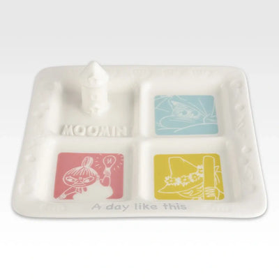 Ichiban Kuji Moomin A Day Like This - Last One Prize Ceramic Plate with Moominhouse official view 1