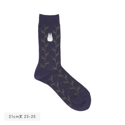 My Neighbor Totoro Socks - Totoro Knitted All-Over Pattern - official product view 2