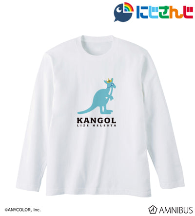 Lize Helesta Nijisanji x KANGOL Long Sleeve T-Shirt, official product view 1