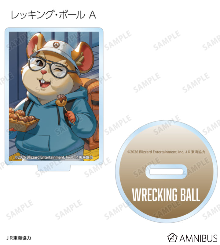 Overwatch 2 Travel Ver. Trading Acrylic Stands Complete Set Of 15 Types - official product view 9