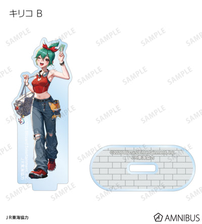 Overwatch 2 Travel Ver. Trading Acrylic Stands Complete Set Of 15 Types - official product view 12