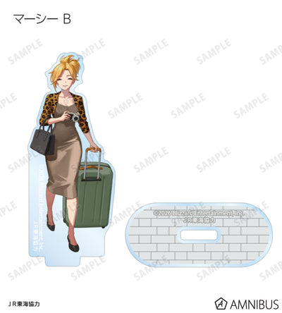 Overwatch 2 Travel Ver. Trading Acrylic Stands Complete Set Of 15 Types - official product view 15