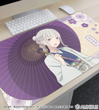 Re:Zero Emilia Desk Mat official product view 2