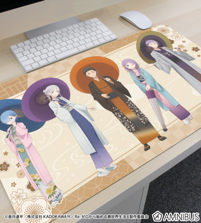 Re:Zero Japanese Umbrella Wasou Desk Mat official product view 2