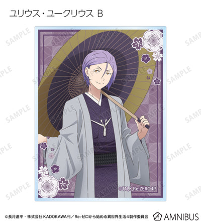 Re:Zero Japanese Umbrella Wasou Illustrated Cards official product view 11