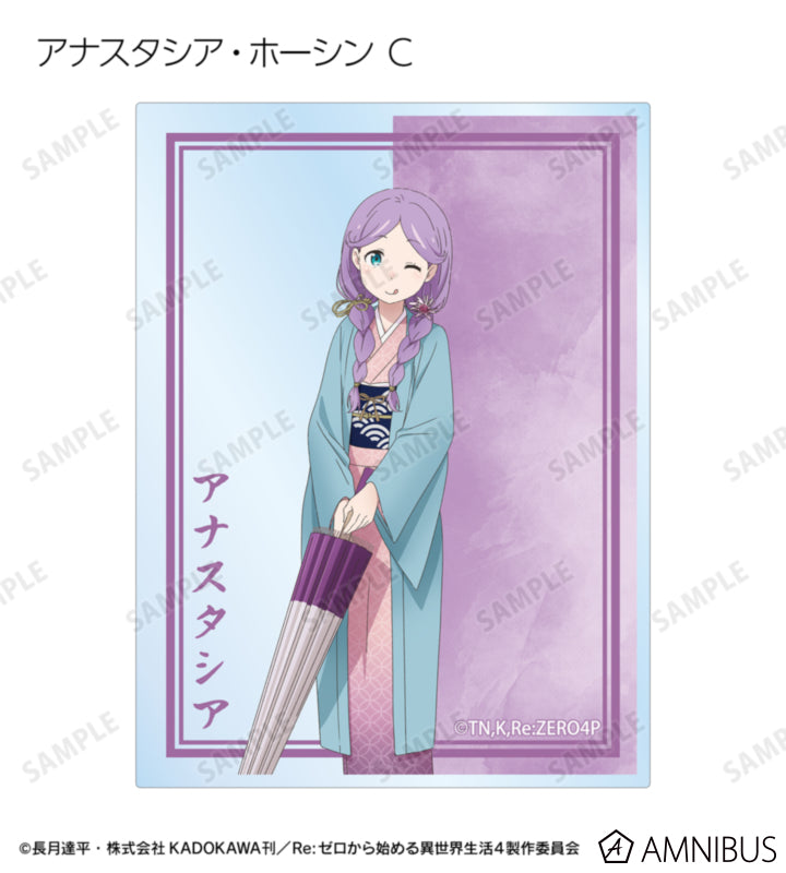 Re:Zero Japanese Umbrella Wasou Illustrated Cards official product view 15