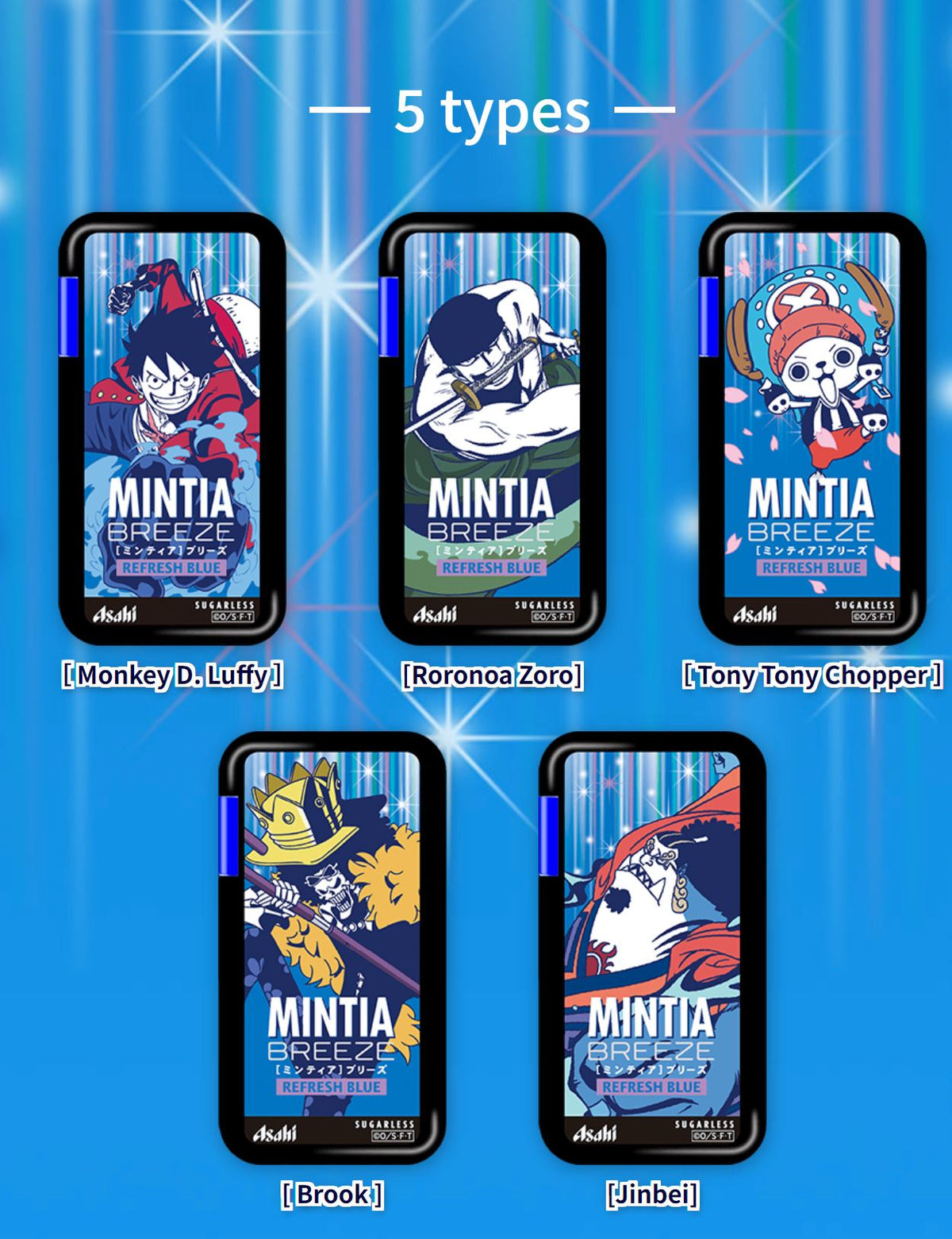 Mintia Breeze X One Piece - Refresh Blue - 1 Pcs