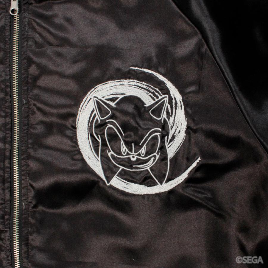 Sonic x Karakuri Tamashii Hokusai Sukajan - Sonic crest on reversed chest