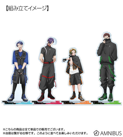 The Daily Life of a Part-Time Torturer Mike Newly Illustrated Tactical Fashion Ver. BIG Acrylic Stand official view 3