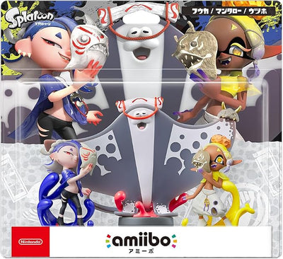 Splatoon 3 amiibo - Deep Cut Triple Set, official product gallery image 1