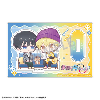 Tamon's B-Side Episode Selection mini acrylic stand - Ouri Sakaguchi & Natsuki Ishibashi acrylic parts and packaging