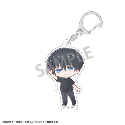 Tamon's B-Side Episode Selection acrylic keychain - Ouri Sakaguchi official product photo