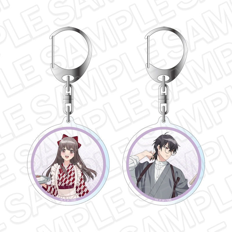 The Ogre's Bride Double-Sided Acrylic Keychain - Japanese Cafe Ver.