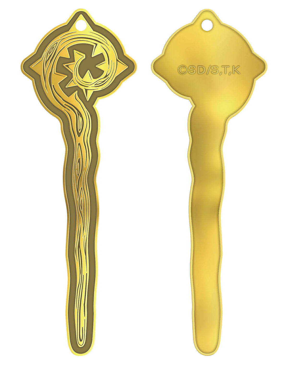 The Demon of the Sinful Treasure Hunt - metal bookmark